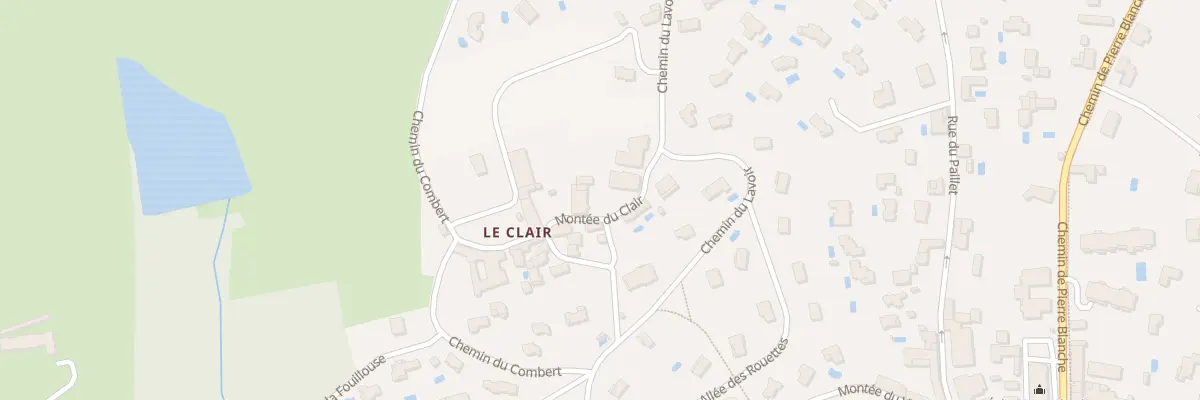 Plan du 20 Mte du Clair à Dardilly