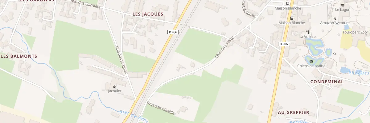 Plan du 5422 Che Latéral à Romanèche-Thorins
