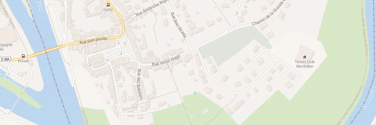 Plan du 24B Rue Victor Hugo à Montcy-Notre-Dame