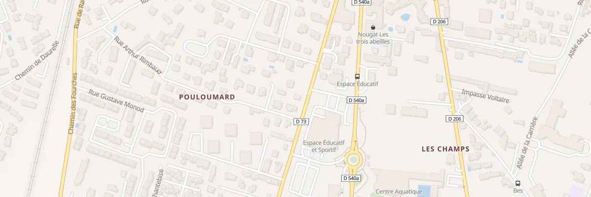 Plan du 20 Rte de Chateauneuf à Montélimar