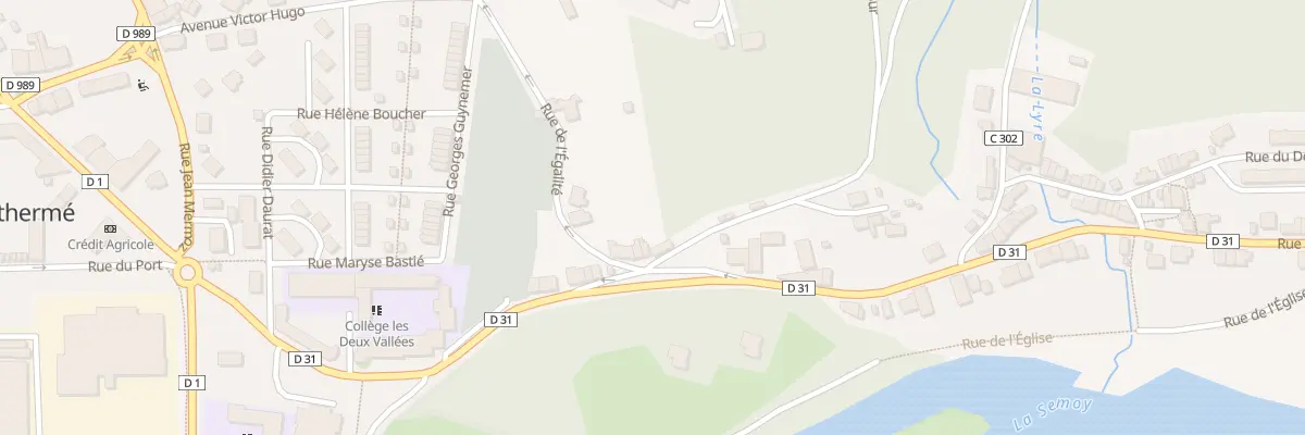 Plan du 11 Rue de l’Egalite à Monthermé