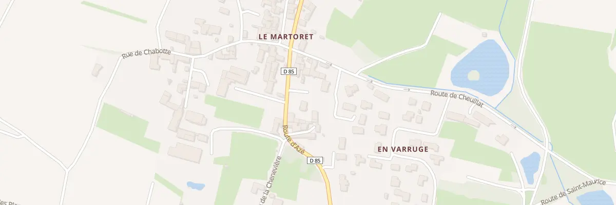 Plan du 638 Rte d’Azé à Igé