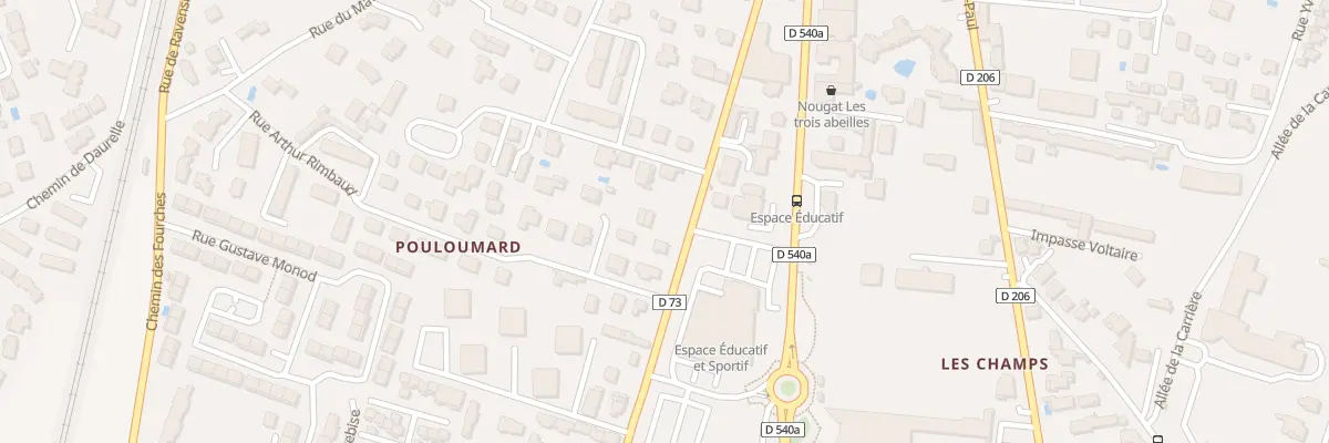 Plan du 18 Rte de Chateauneuf à Montélimar