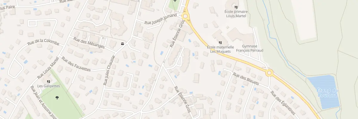 Plan du 15 Rue Etienne Gros à Chaponost