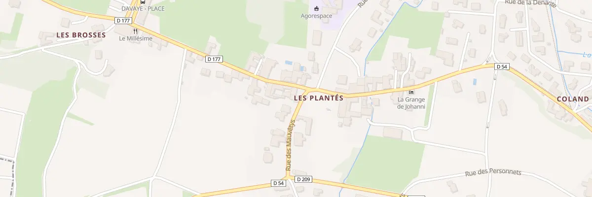 Plan du 28 Rue des Mauvétys à Davayé