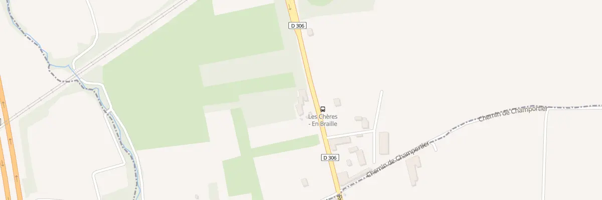 Plan du 108 Rte Nationale 6 aux Chères