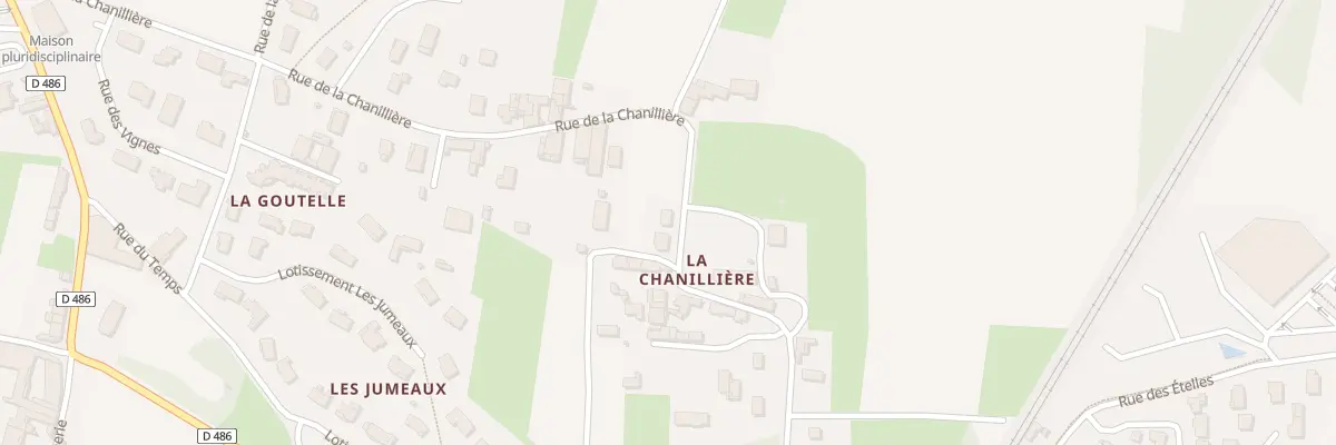 Plan du 5455 Rue de la Chanillière à Romanèche-Thorins