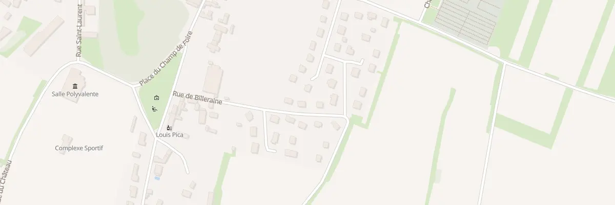 Plan du 9 Rue de Billeraine à Rully