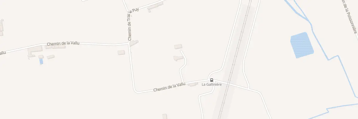 Plan du 1179 Che de la Vallu à Roquemaure