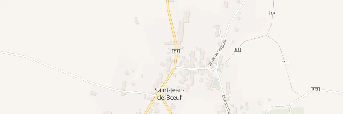 Plan du 8 Rue de Saint Victor à Saint-Jean-de-Bœuf