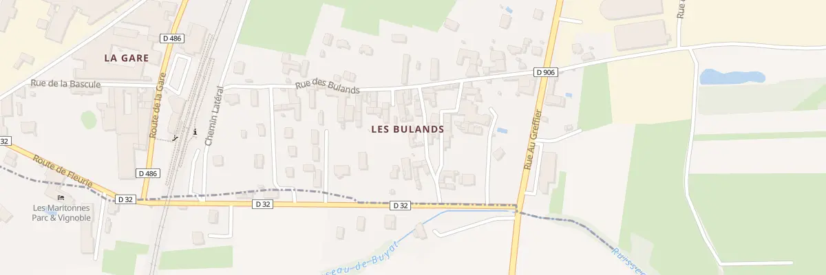 Plan du 5314 Che de la Fourche à Romanèche-Thorins