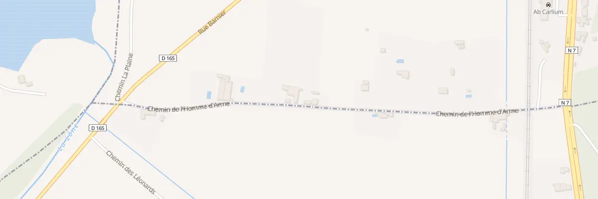 Plan du 5190 La Plaine à Savasse
