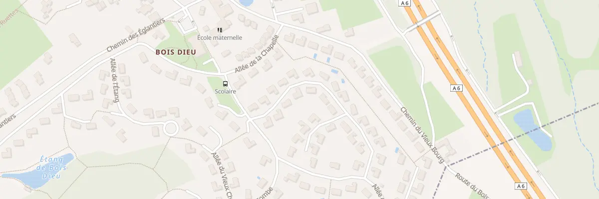 Plan du 8 All des Côteaux à Lissieu