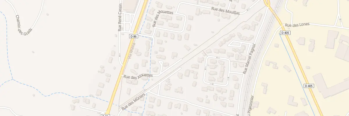Plan du 3 Rue des Alouettes au Pouzin