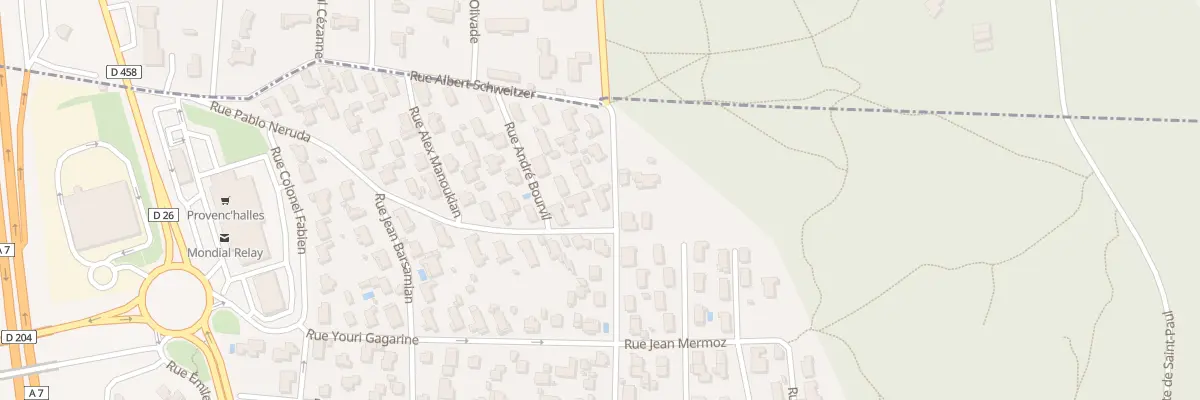 Plan du 76 Rue Danielle Casanova à Bollène