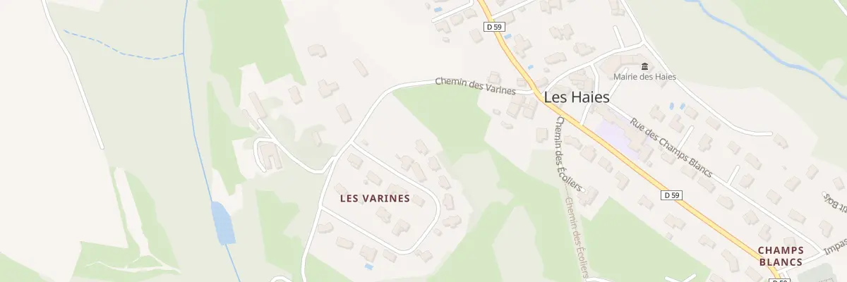 Plan du 8 Les Varines aux Haies