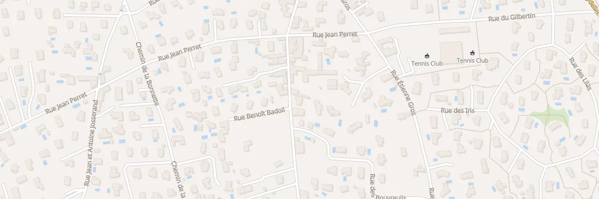 Plan du 17 Rue Benoît Badoil à Chaponost