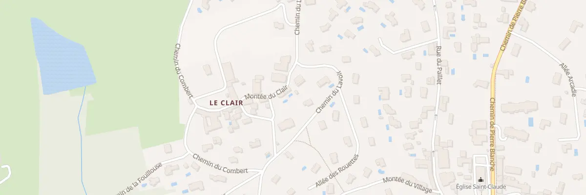 Plan du 11B Mte du Clair à Dardilly