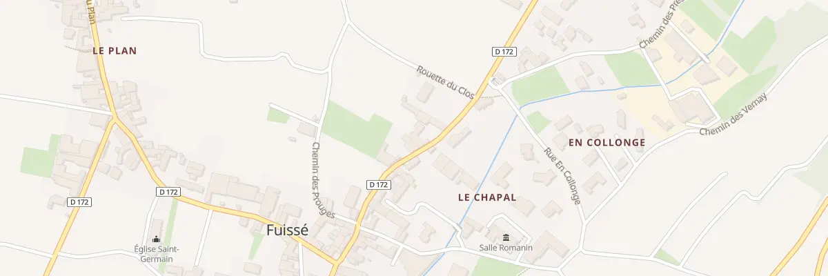 Plan de Rouette du Clos à Fuissé
