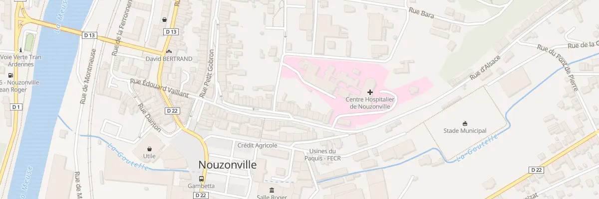 Plan du 47 Rue Edouard Vaillant à Nouzonville