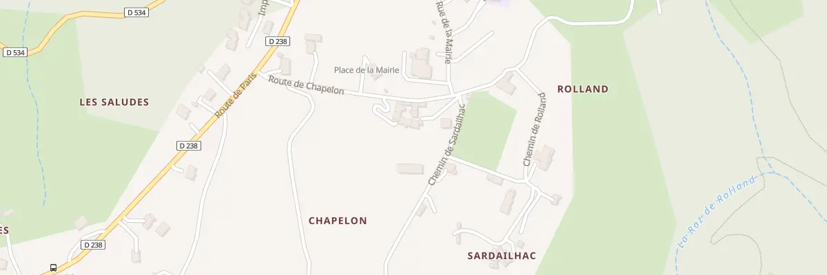 Plan du 5230 Chapelon à Saint-Barthélemy-le-Plain