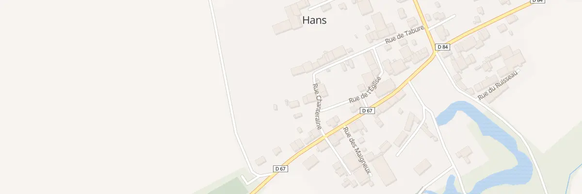 Plan du 5 Rue Chanteraine à Hans