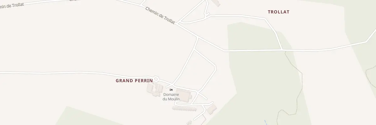 Plan du 800 Che de Trollat à Étables