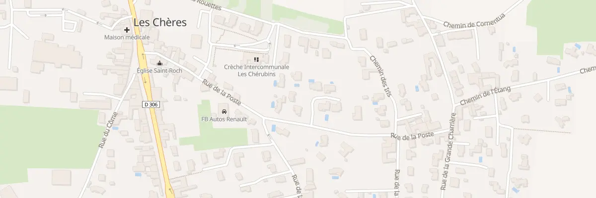 Plan du 2 All Henri Marcel aux Chères