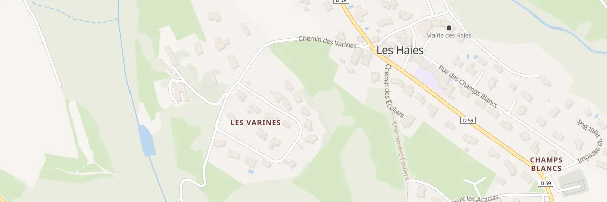Plan du 5 Les Varines aux Haies