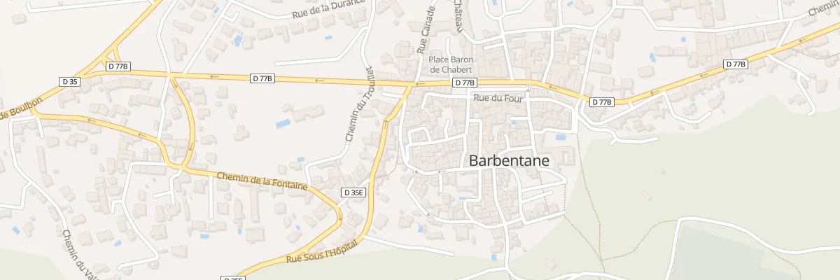 Plan du 16 Rue de la Croix Rouge à Barbentane