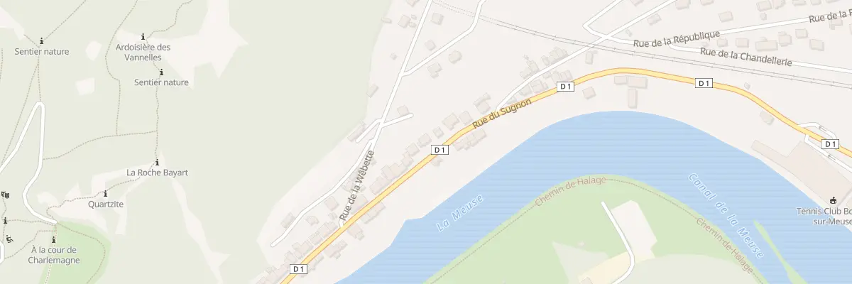 Plan du 127 Rue du Sugnon à Bogny-sur-Meuse