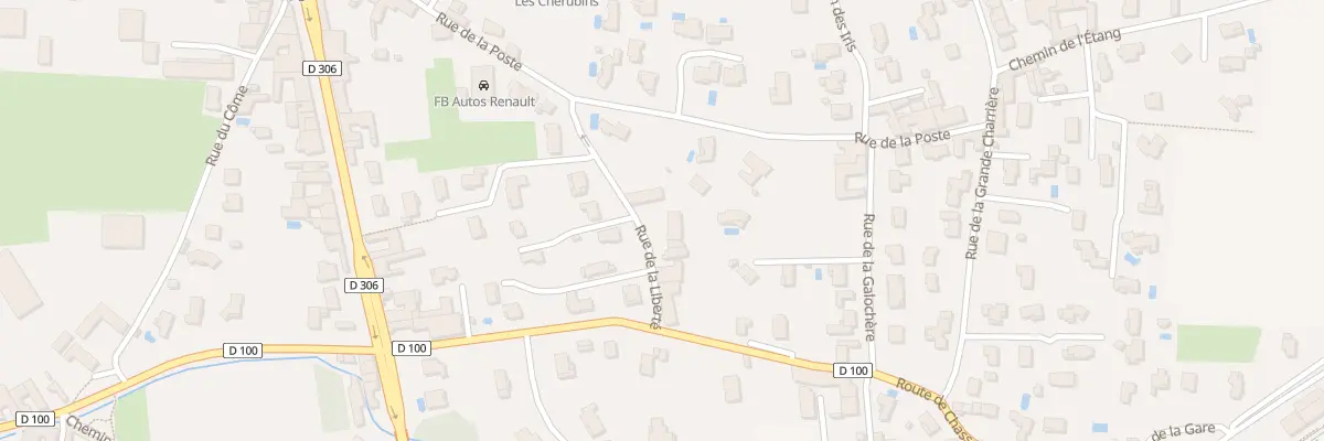 Plan du 1 Rue de la Liberté aux Chères