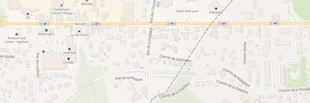 Plan du 2 Che de Maillabert à Craponne