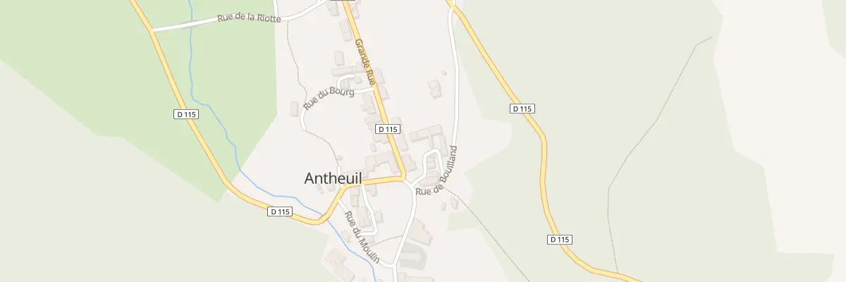 Plan du 3 Rue de la Croix Marion à Antheuil