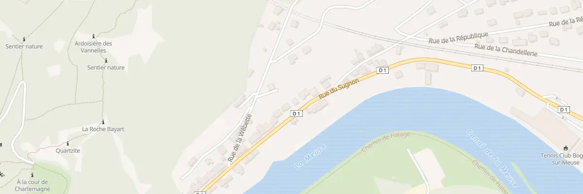 Plan du 129 Rue du Sugnon à Bogny-sur-Meuse