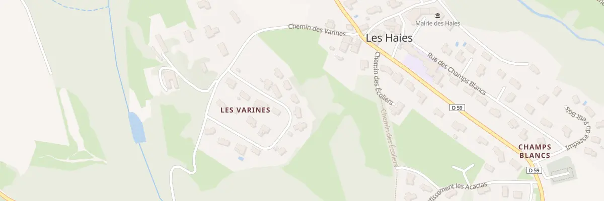 Plan du 3 Les Varines aux Haies