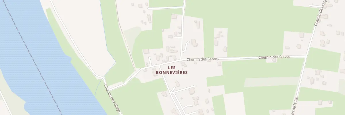 Plan du 386 Che des Serves à Messimy-sur-Saône