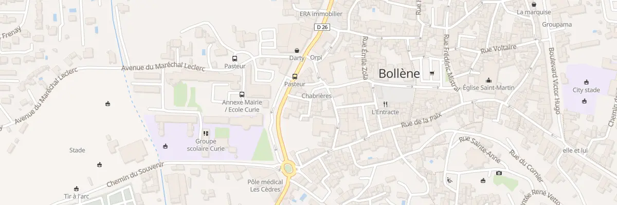 Plan du 1 Imp de l’Apparent à Bollène