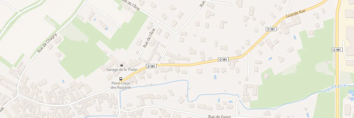Plan du 77 Grande Rue à Rully