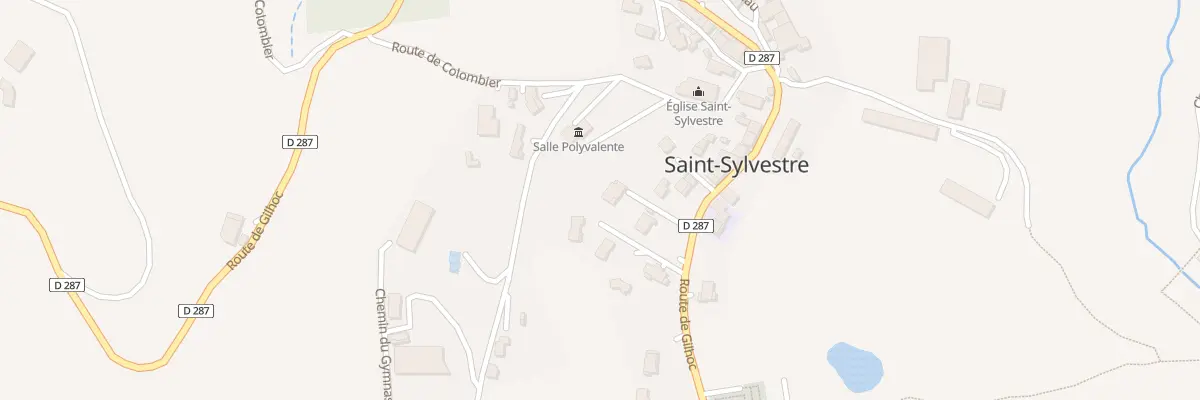 Plan du 525 Rte de Gilhoc à Saint-Sylvestre