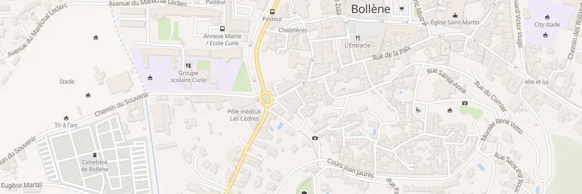 Plan du 108 Rue-de-la-Paix à Bollène
