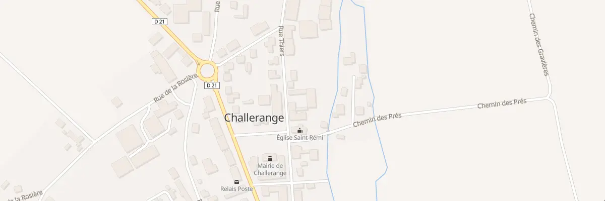 Plan du 4 Rue Thiers à Challerange
