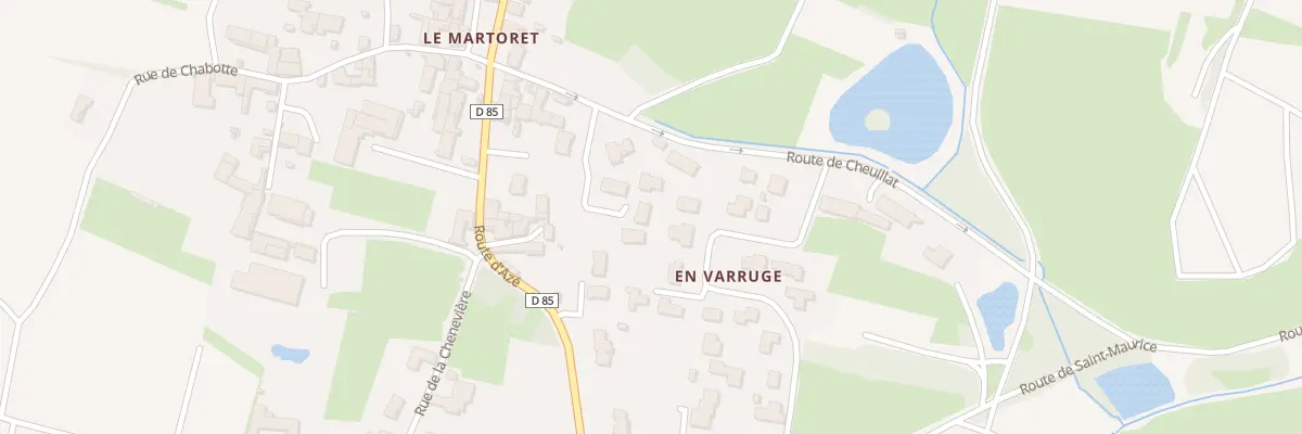 Plan du 87 Rte de Cheuillat à Igé