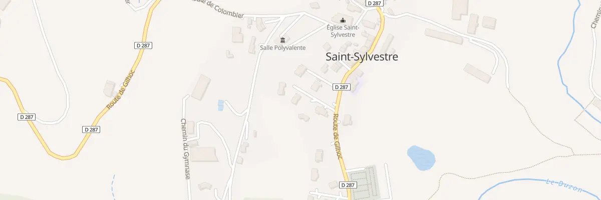 Plan du 5251 Via à Saint-Sylvestre