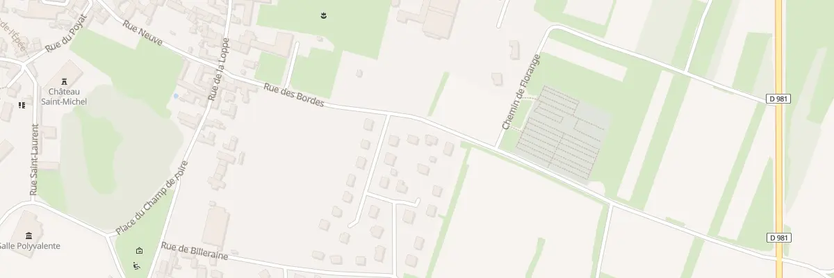 Plan du 12 Rue des Bordes à Rully