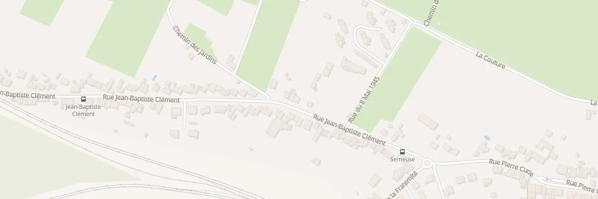 Plan du 28 Rue Jean-baptiste Clément à Villers-Semeuse