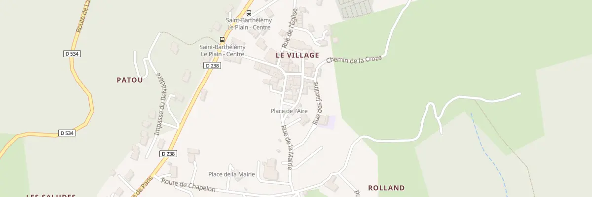 Plan du 1 Pl de l’Aire à Saint-Barthélemy-le-Plain