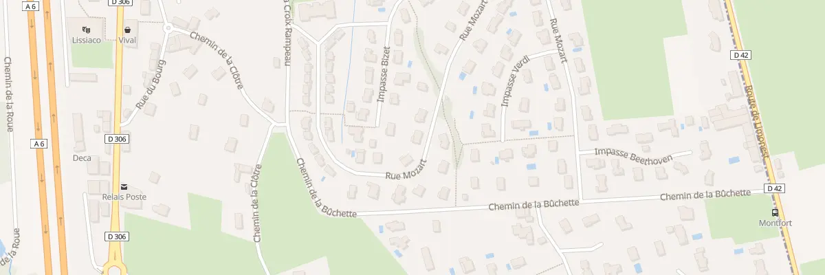 Plan du 27 Rue Mozart à Lissieu