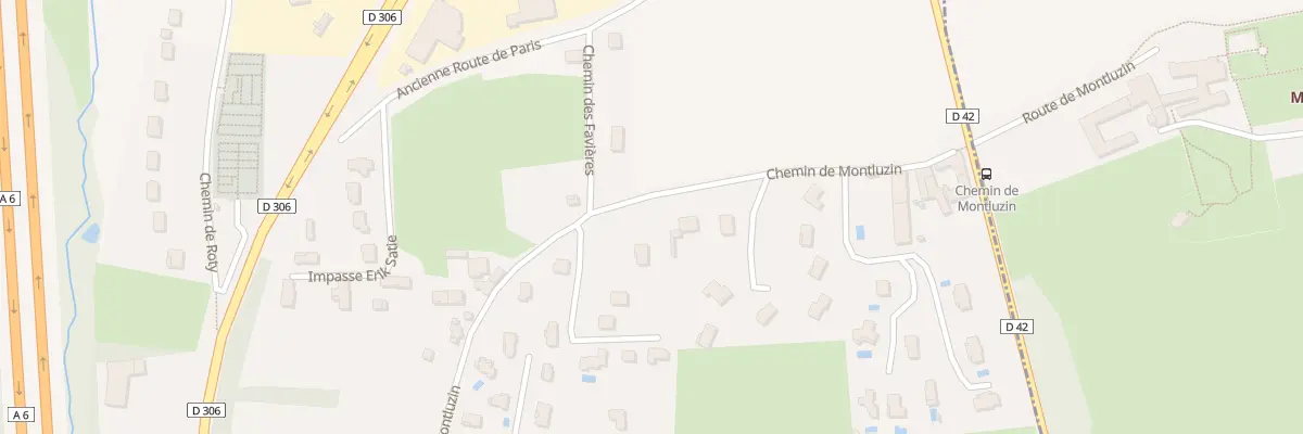 Plan du 34 Che de Montluzin à Lissieu