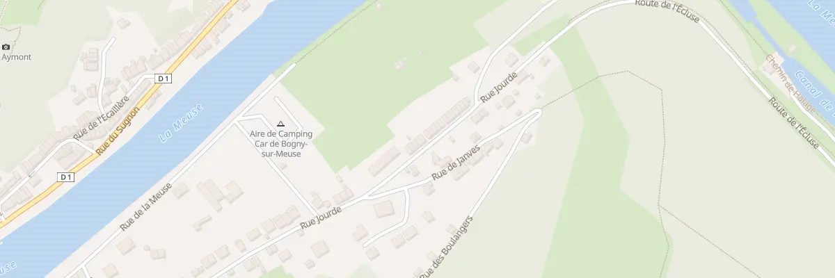 Plan du 74 Rue Jourde à Bogny-sur-Meuse